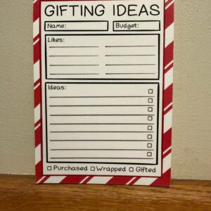 Gift Planning Pad